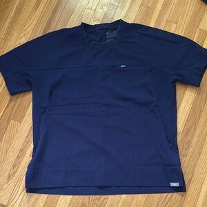 Figs Women’s Deep Blue Short Sleeve Tee